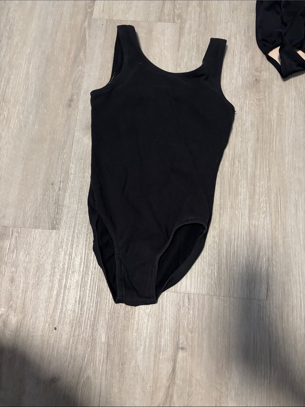 Mondor Black Kids Dance Leotard Tank Style